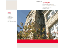 Tablet Screenshot of praxis-springer.ch